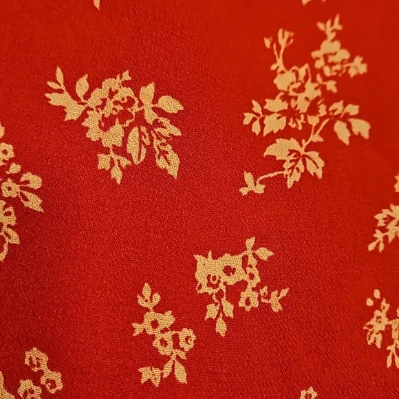 💕REFORMATION💕 Meredith Dress ~ Red Floral Print 0